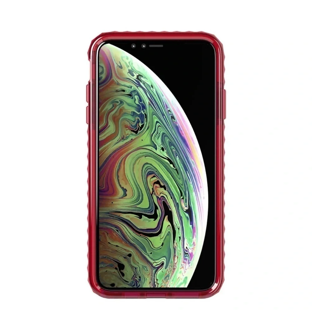 Tech21 EvoRox FlexShock Cherry Red and Deep Purple iPhone XS Max Cases